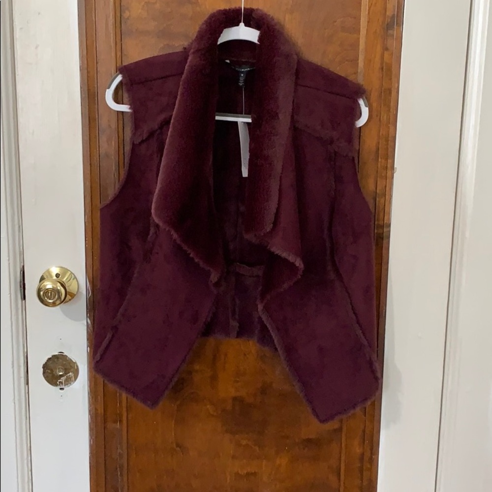 Cabernet Fuzzy Vest